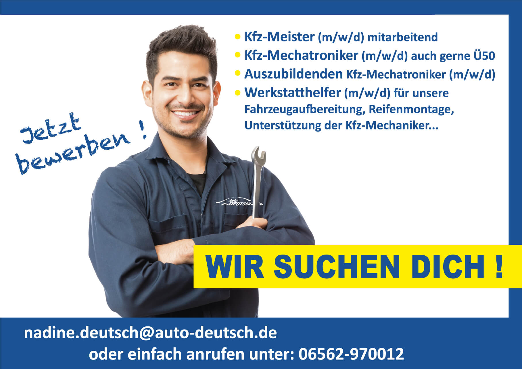 Stellenangebote - Auto Deutsch GmbH